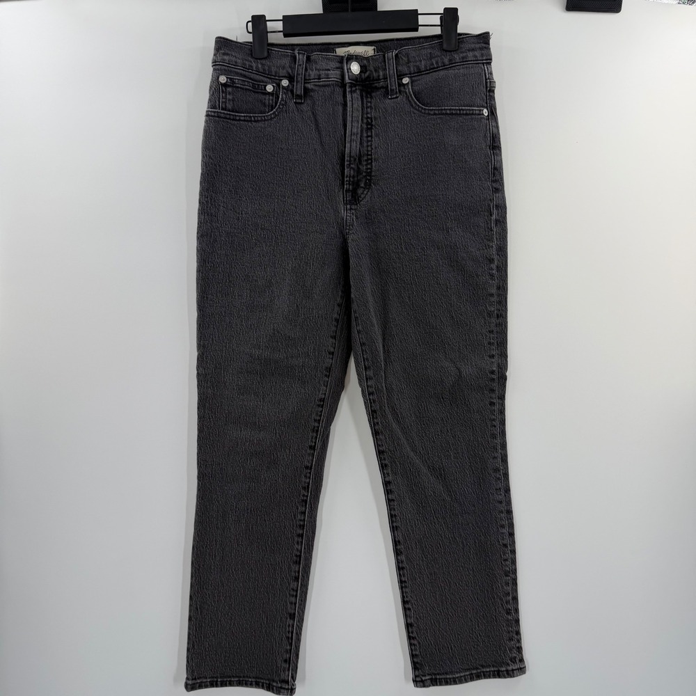Madewell The Perfect Vintage Jean Faded Black High Rise Denim 28P CKP462580734
